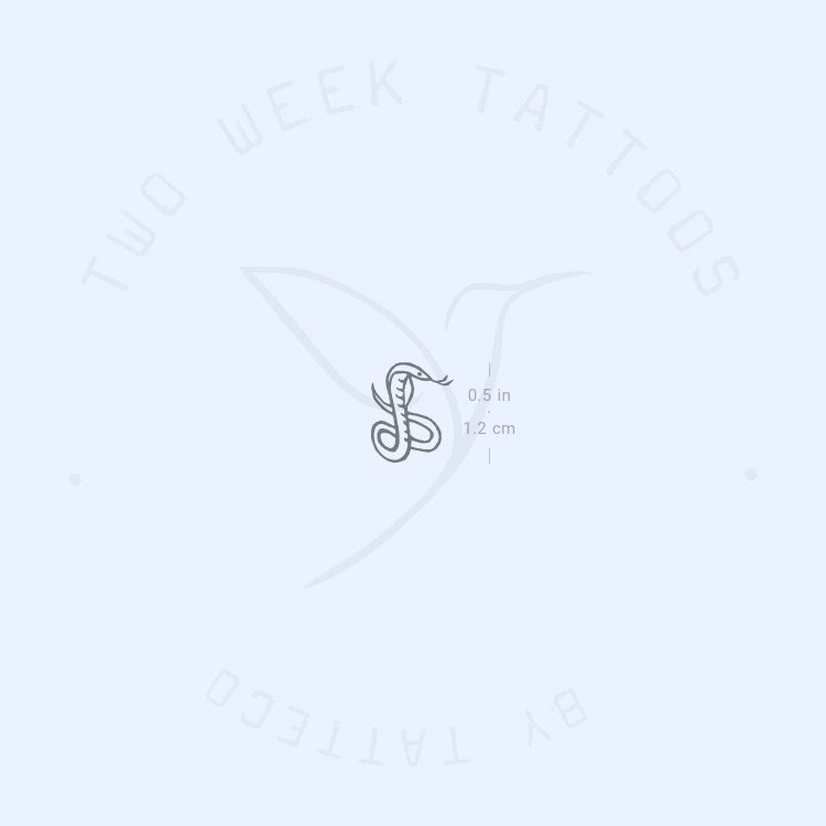 Cobra Semi-Permanent Tattoo - Set of 2