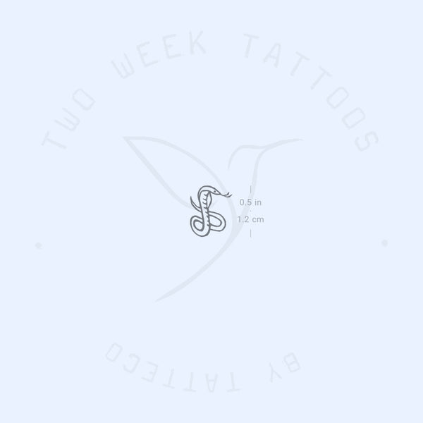 Cobra Semi-Permanent Tattoo - Set of 2