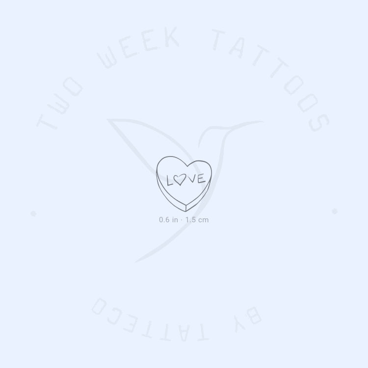 Sweetheart Semi-Permanent Tattoo - Set of 2