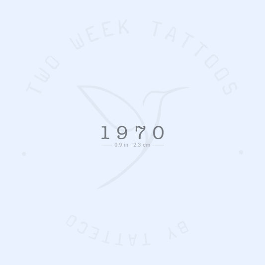 Tatuaje semipermanente de 1970 - Juego de 2