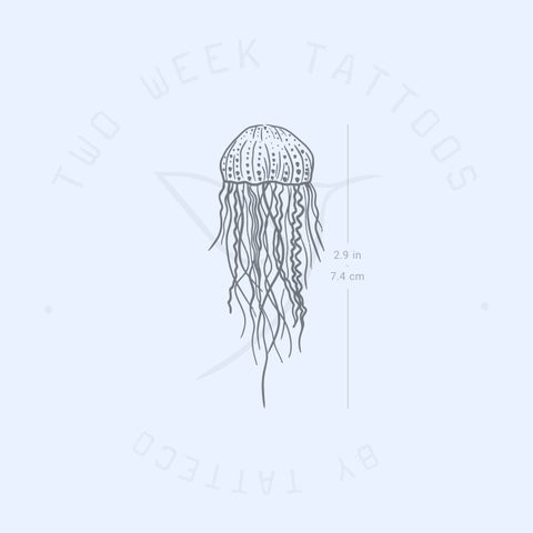 Jellyfish Semi-Permanent Tattoo - Set of 2
