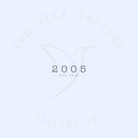 2005 Semi-Permanent Tattoo - Set of 2