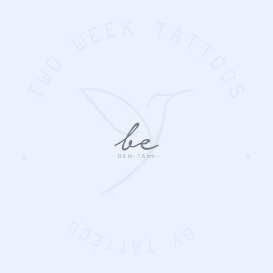 Be Semi-Permanent Tattoo - Set of 2