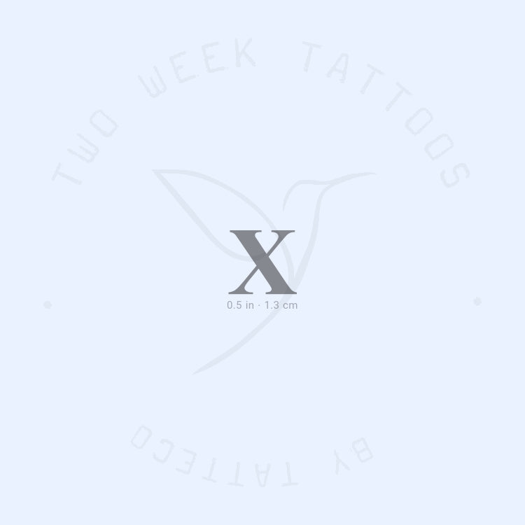X Madonna Semi-Permanent Tattoo - Set of 2