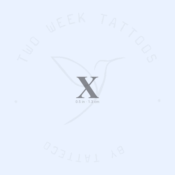 X Madonna Semi-Permanent Tattoo - Set of 2