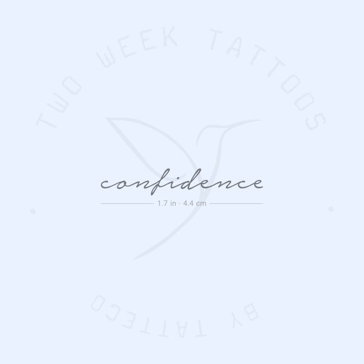 Tatuaje semipermanente Confianza - Juego de 2