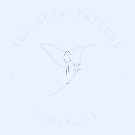 Spoon Semi-Permanent Tattoo - Set of 2