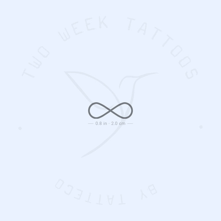 Little Infinity Symbol Semi-Permanent Tattoo - Set of 2