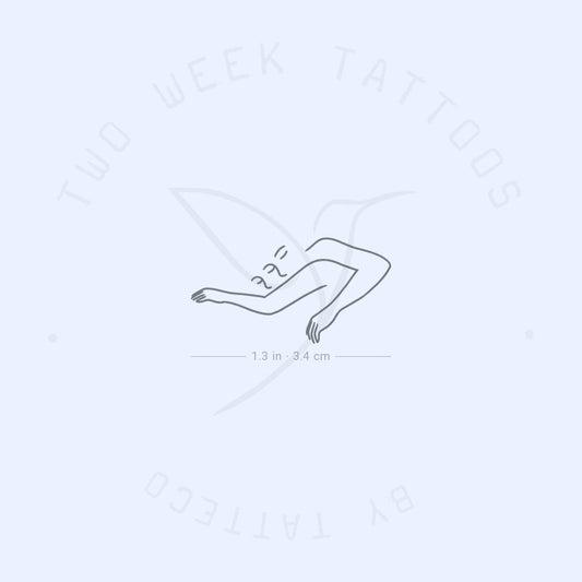 Tatuaje semipermanente "Love To Sleep" (juego de 2)