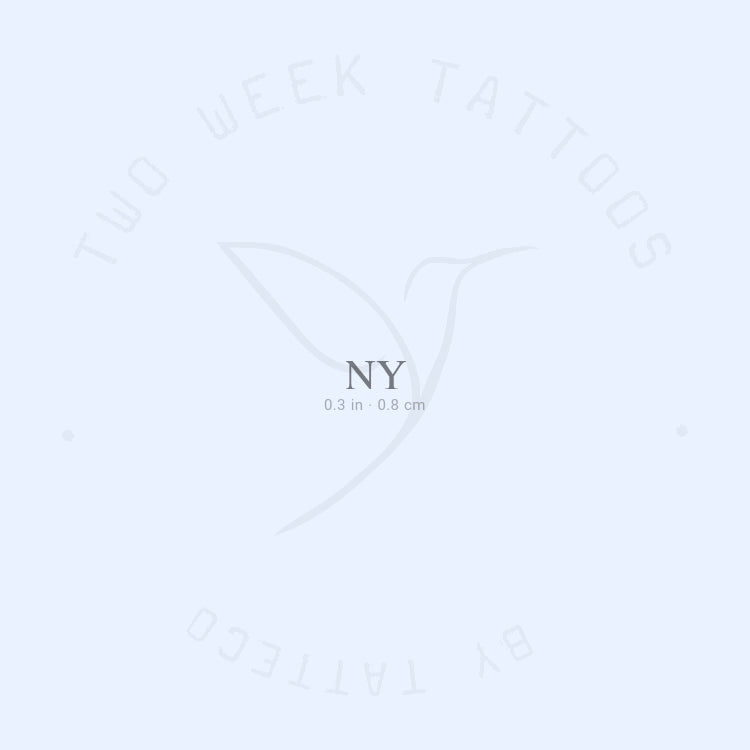 Tatuaje semipermanente Tiny NY - Juego de 2