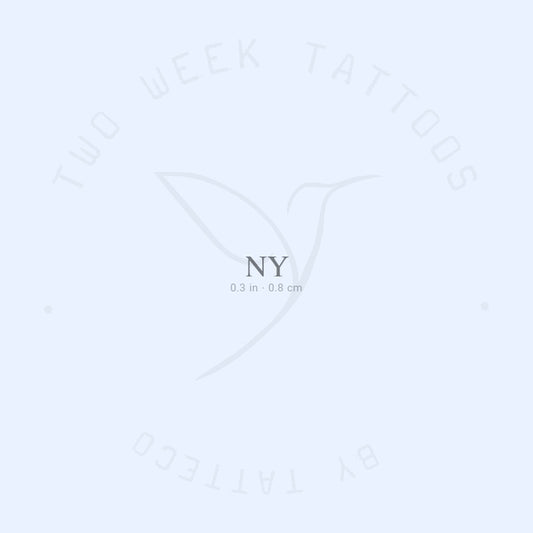 Tatuaje semipermanente Tiny NY - Juego de 2