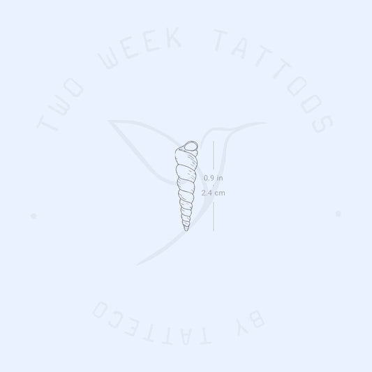Auger Shell Semi-Permanent Tattoo - Set of 2