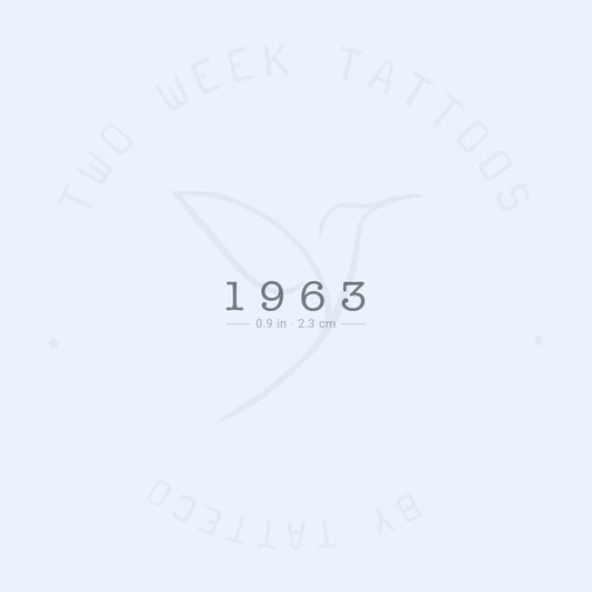 1963 Semi-Permanent Tattoo - Set of 2