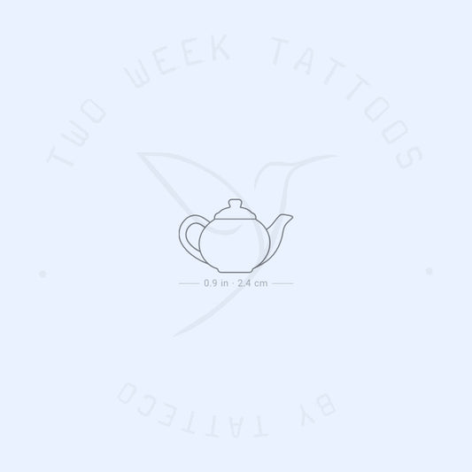 Teapot Semi-Permanent Tattoo - Set of 2