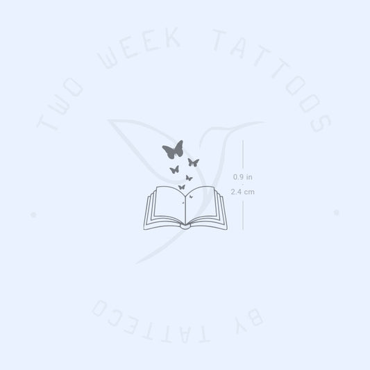 Tatuaje semipermanente de mariposa (juego de 2)
