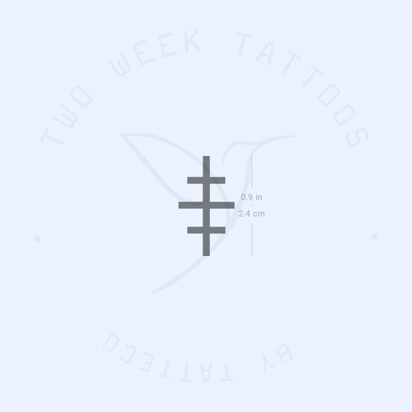 Salem Cross Semi-Permanent Tattoo - Set of 2