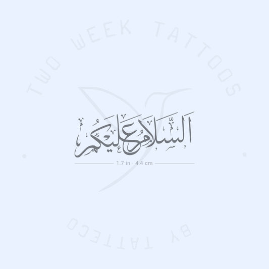Tatuaje semipermanente Salam Alaykum - Juego de 2