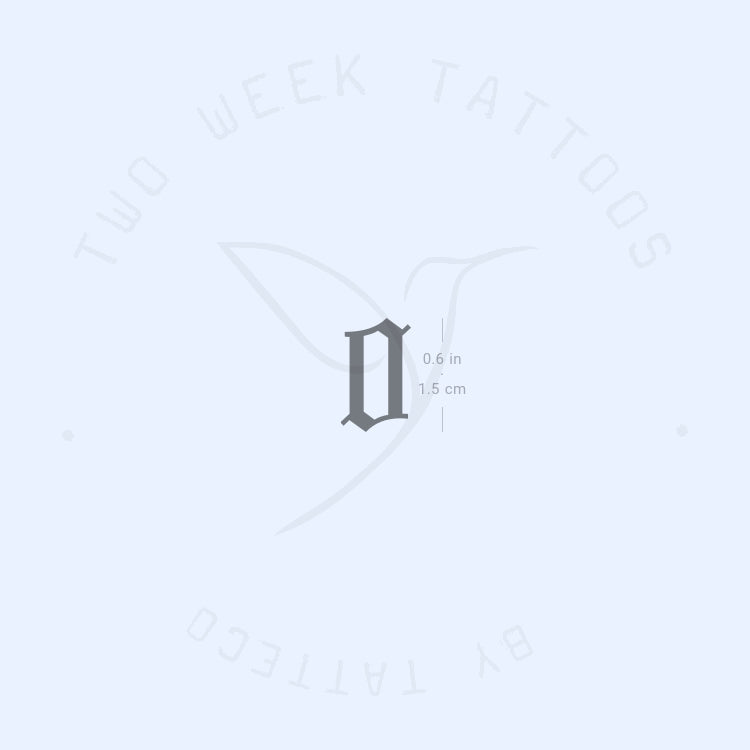 ZERO Semi-Permanent Tattoo - Set of 2