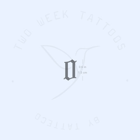 ZERO Semi-Permanent Tattoo - Set of 2