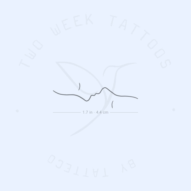 Dual Kiss Semi-Permanent Tattoo - Set of 2