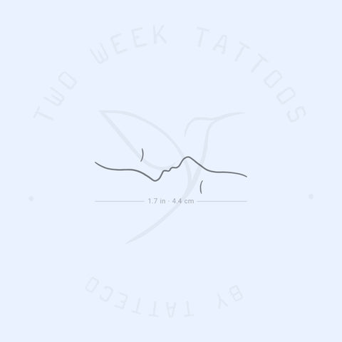 Dual Kiss Semi-Permanent Tattoo - Set of 2