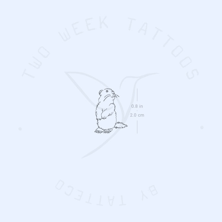 Marmot Semi-Permanent Tattoo - Set of 2