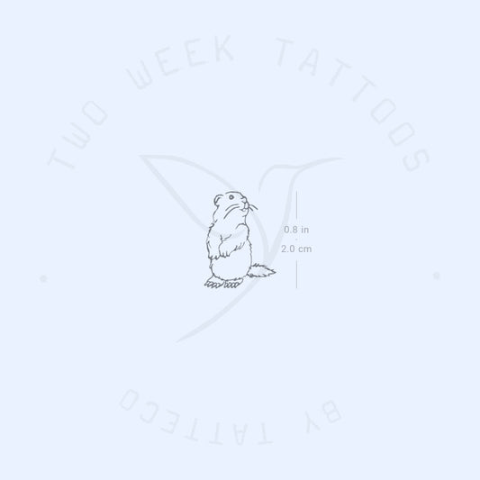Marmot Semi-Permanent Tattoo - Set of 2