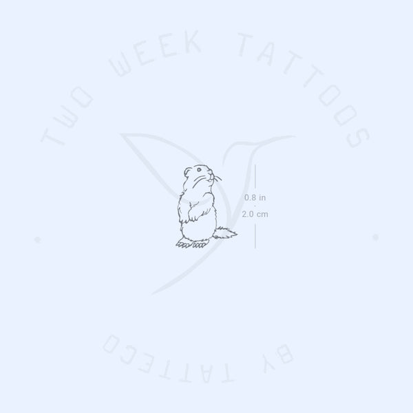 Marmot Semi-Permanent Tattoo - Set of 2