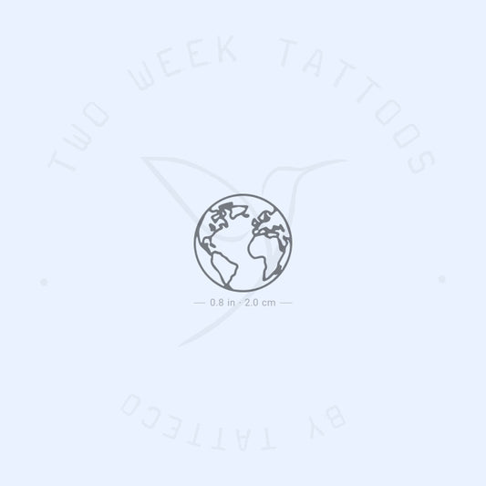 Tatuaje semipermanente Tierra Atlántica - Juego de 2