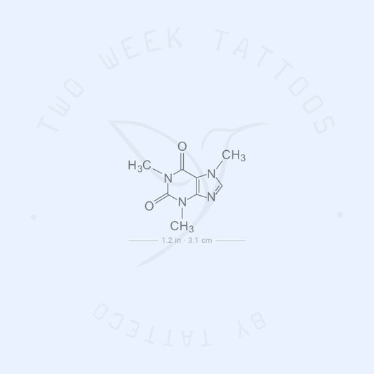 Caffeine Semi-Permanent Tattoo - Set of 2