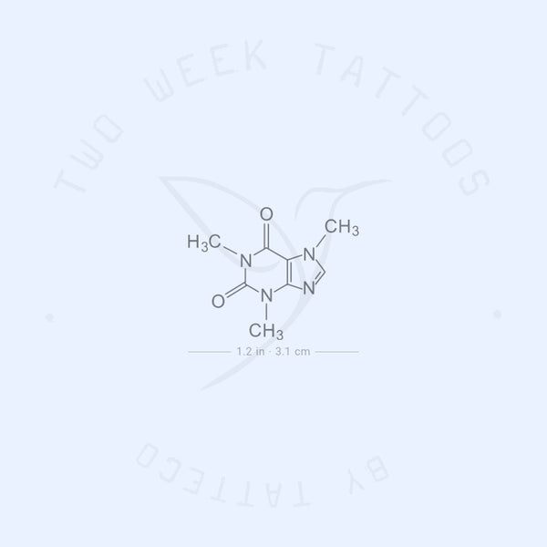 Caffeine Semi-Permanent Tattoo - Set of 2