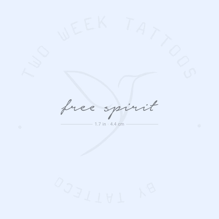 Tatuaje semipermanente Free Spirit - Juego de 2
