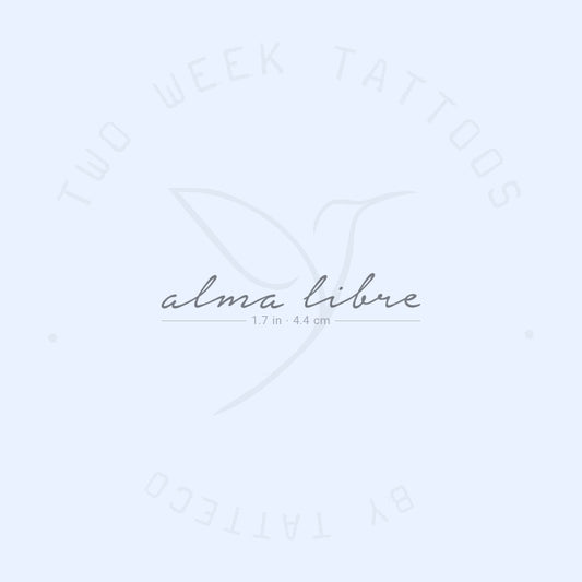 Tatuaje semipermanente Alma Libre - Juego de 2