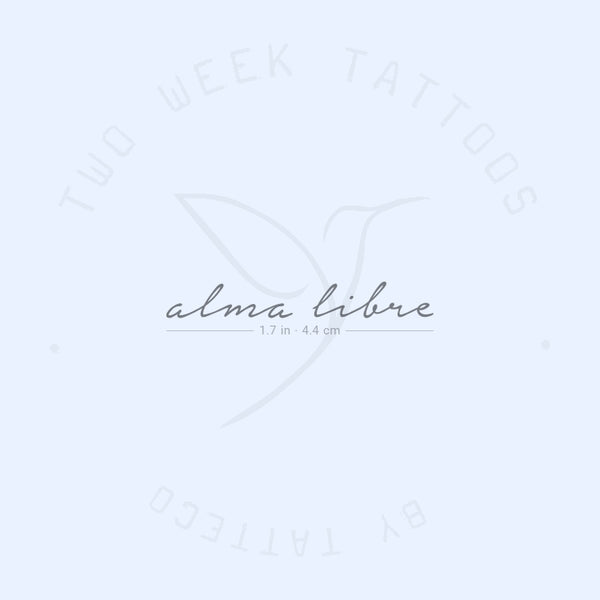 Alma Libre Semi-Permanent Tattoo - Set of 2