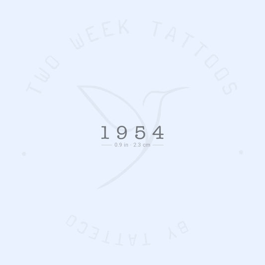 1954 Semi-Permanent Tattoo - Set of 2