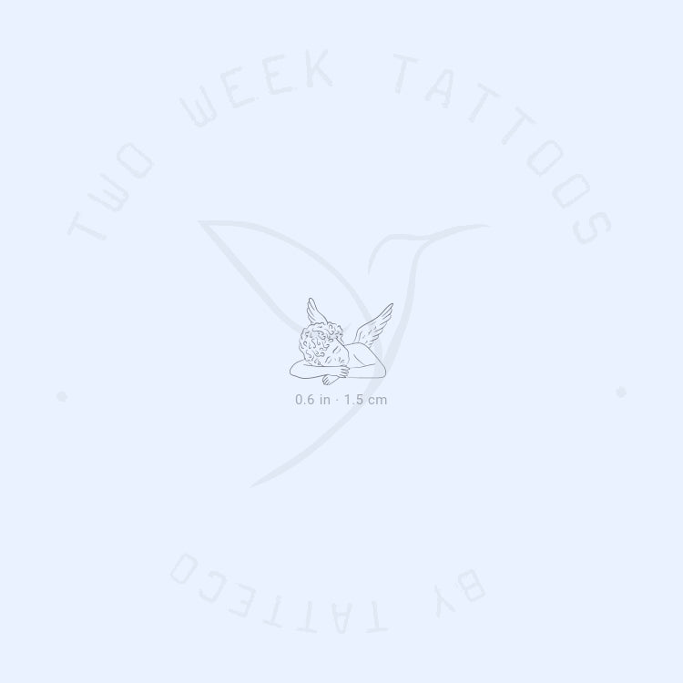 Sleeping Cherub Semi-Permanent Tattoo - Set of 2