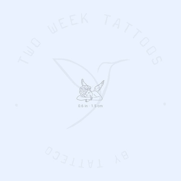 Sleeping Cherub Semi-Permanent Tattoo - Set of 2
