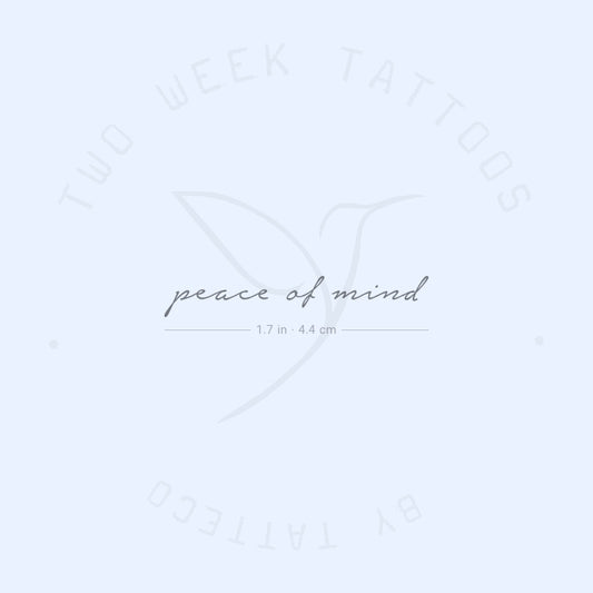 Tatuaje semipermanente Peace of Mind - Juego de 2