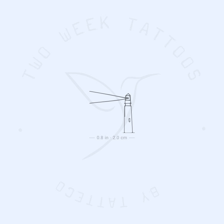 Lighthouse Semi-Permanent Tattoo - Set of 2