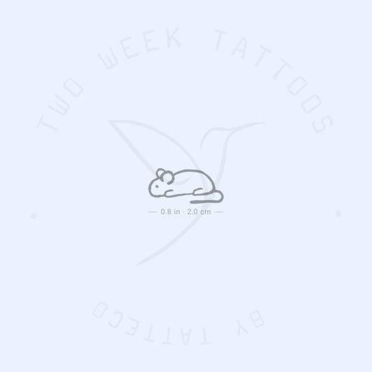 Little Mouse Semi-Permanent Tattoo - Set of 2