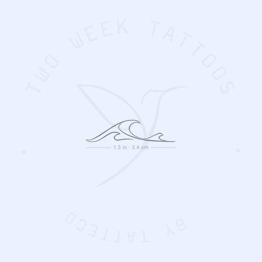 Triple Wave Semi-Permanent Tattoo - Set of 2