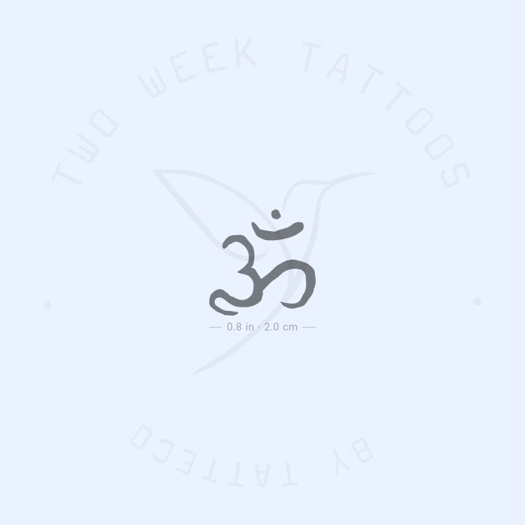 Om Semi-Permanent Tattoo - Set of 2