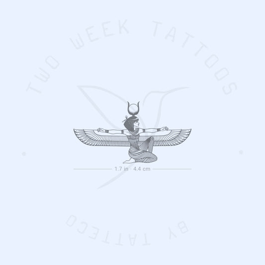 Tatuaje semipermanente pequeño de Isis (juego de 2)