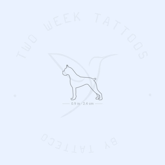 Boxer Semi-Permanent Tattoo - Set of 2
