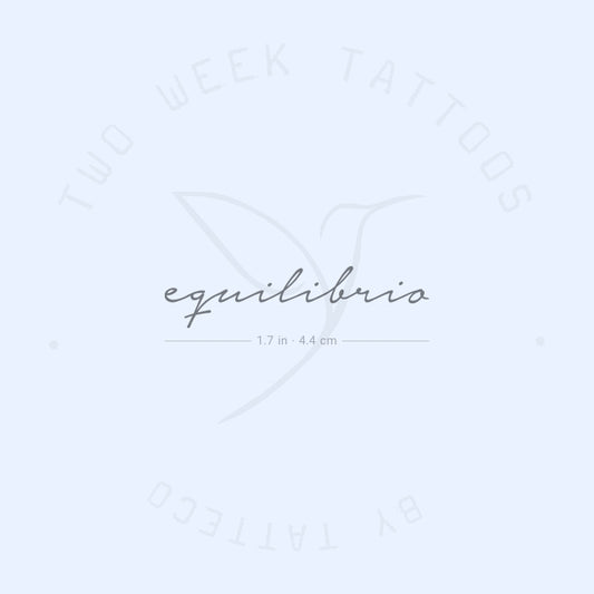 Equilibrio Semi-Permanent Tattoo - Set of 2