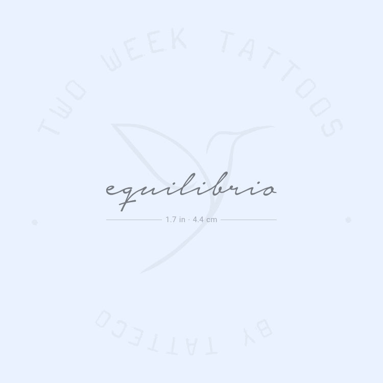 Equilibrio Semi-Permanent Tattoo - Set of 2