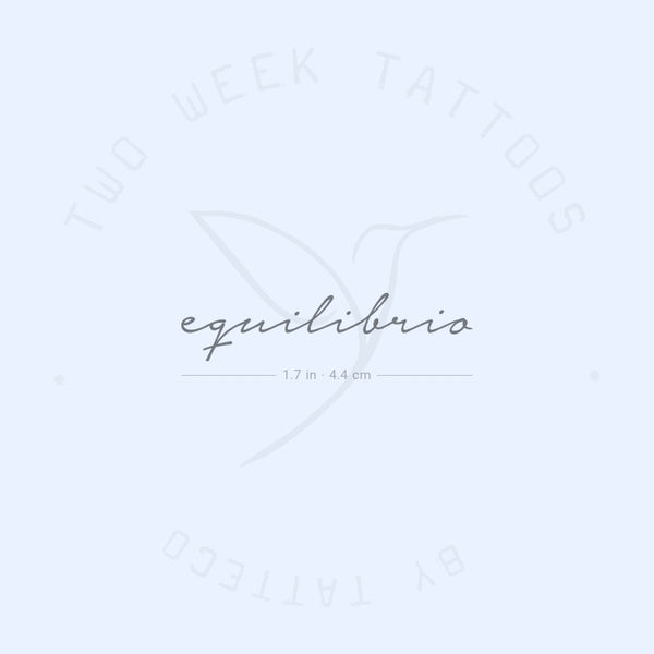 Equilibrio Semi-Permanent Tattoo - Set of 2