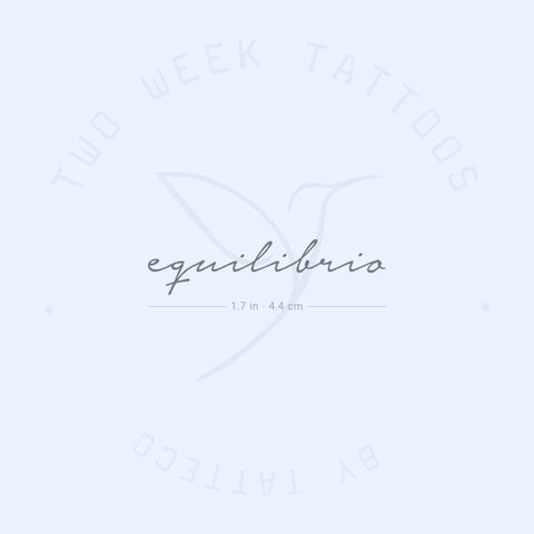 Equilibrio Semi-Permanent Tattoo - Set of 2