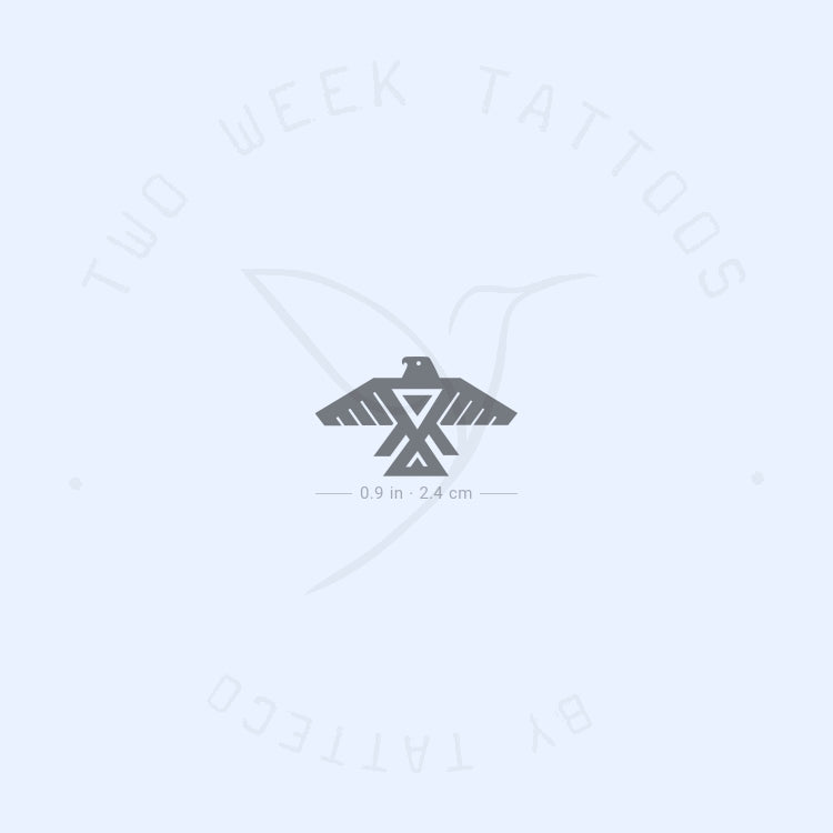 Anishinaabe Thunderbird Semi-Permanent Tattoo - Set of 2