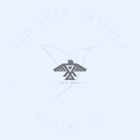 Anishinaabe Thunderbird Semi-Permanent Tattoo - Set of 2